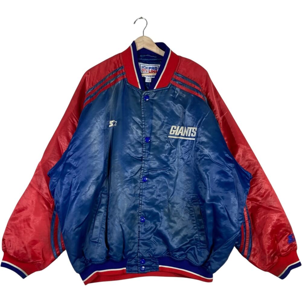 Vintage New York Giants Starter Bomber Jacket XXL